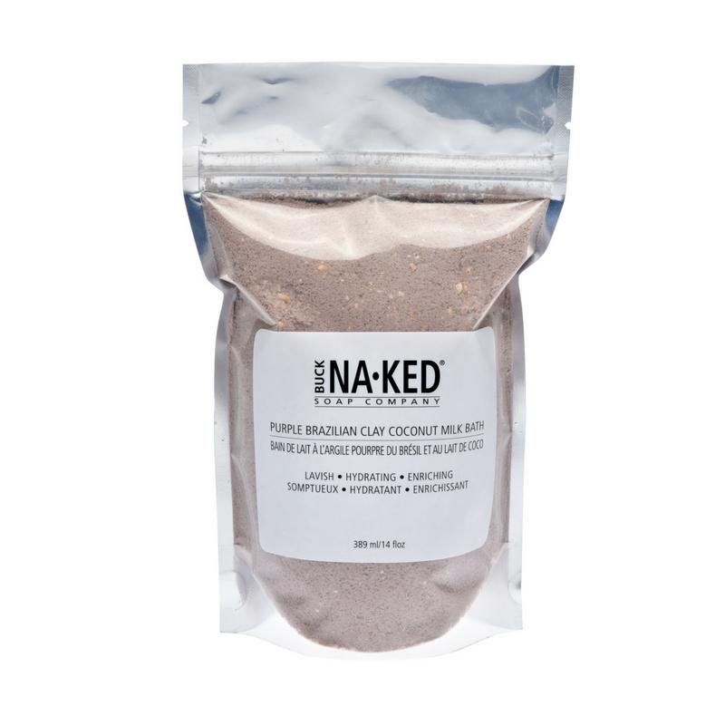 Buck Naked Purple Brazilian Clay Coconut Salt Soak
